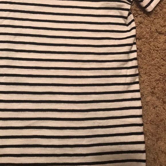 J.Crew Factory stripe sequin bird graphic tee size M - Picture 4 of 5